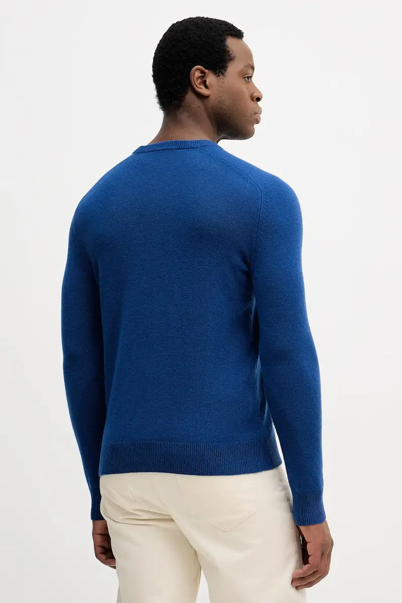 maglione in lana Blu miniatura 3