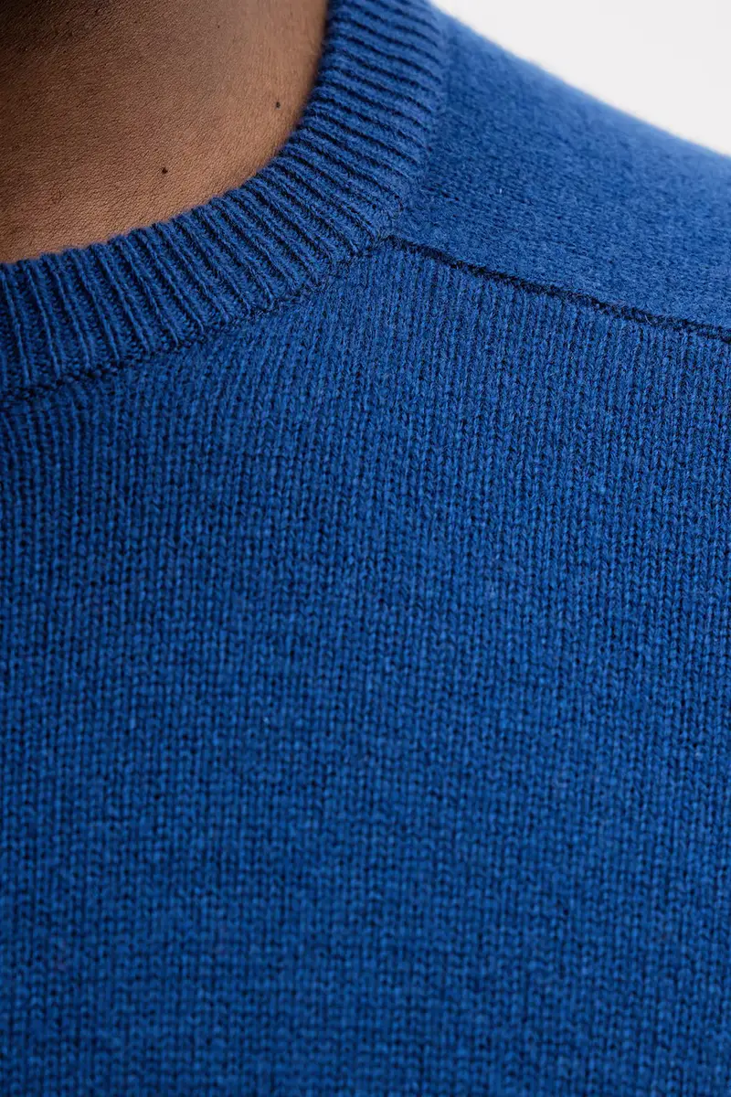 maglione in lana Blu miniatura 5