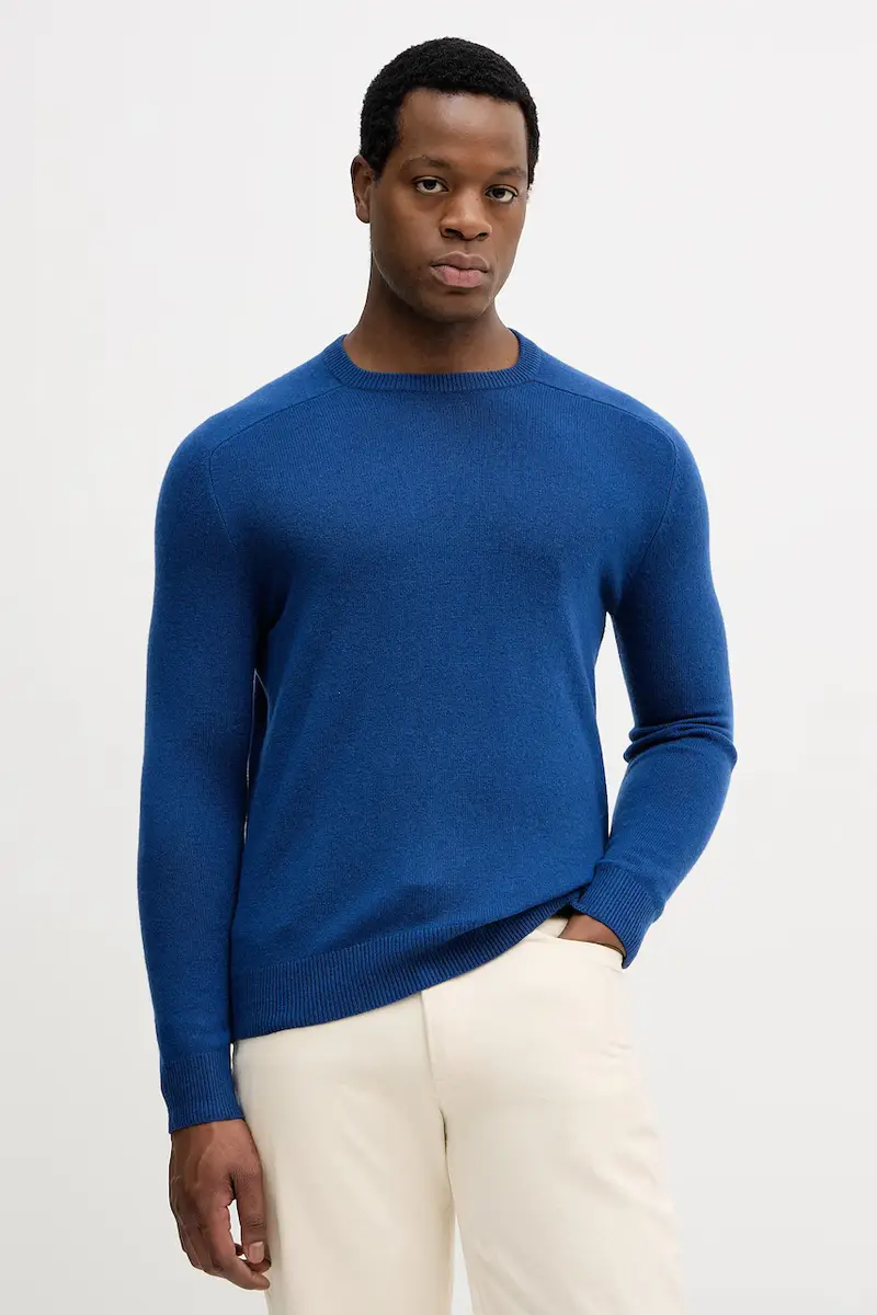 maglione in lana Blu