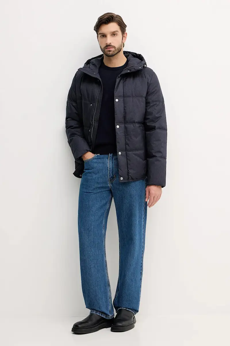 maglione in lana Blu navy miniatura 2