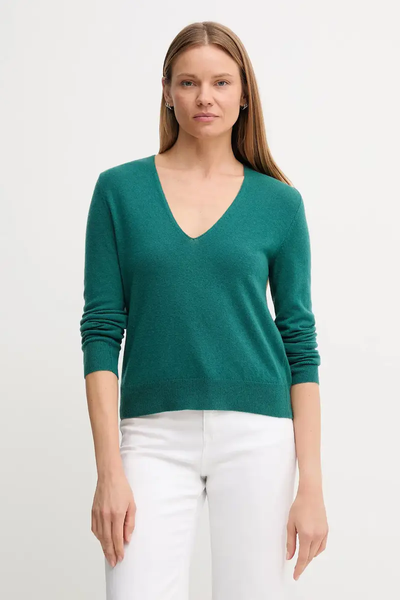 maglione in lana donna 1002D401Y Verde