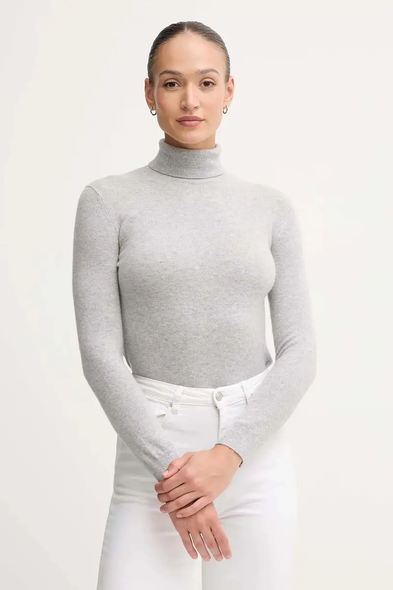 maglione in lana donna colore grigio 1002D2348