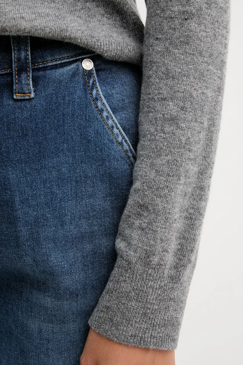 maglione in lana donna colore grigio 1002D401Y miniatura 5