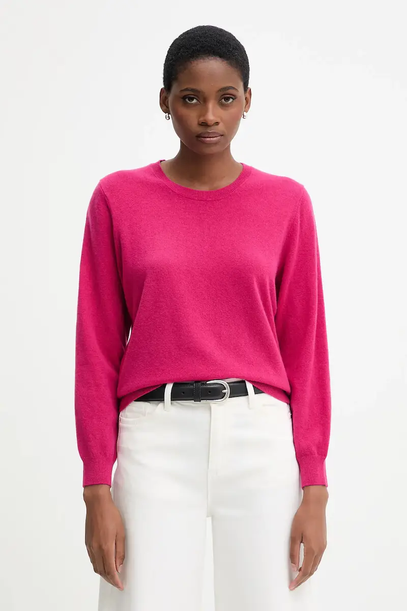 maglione in lana donna colore nero 1002D10BG Rosa