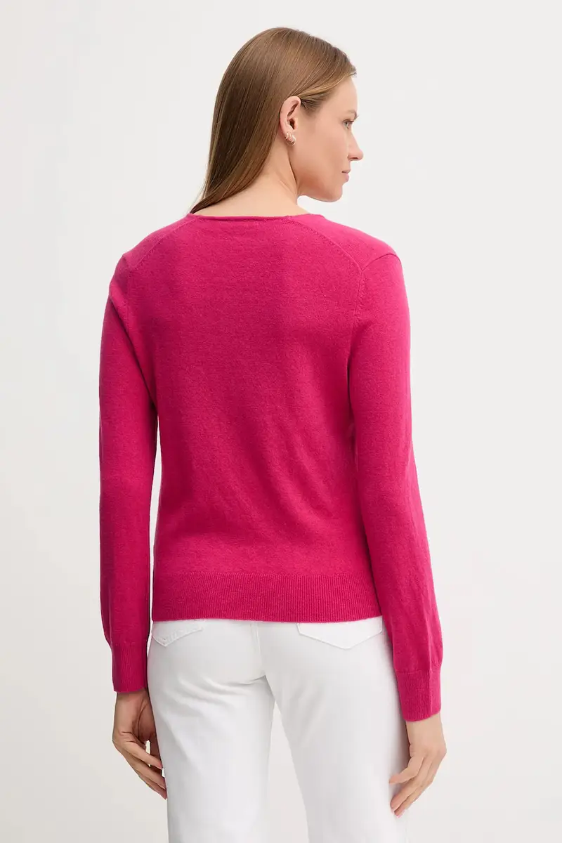 maglione in lana donna colore rosa 1002D401Y miniatura 3