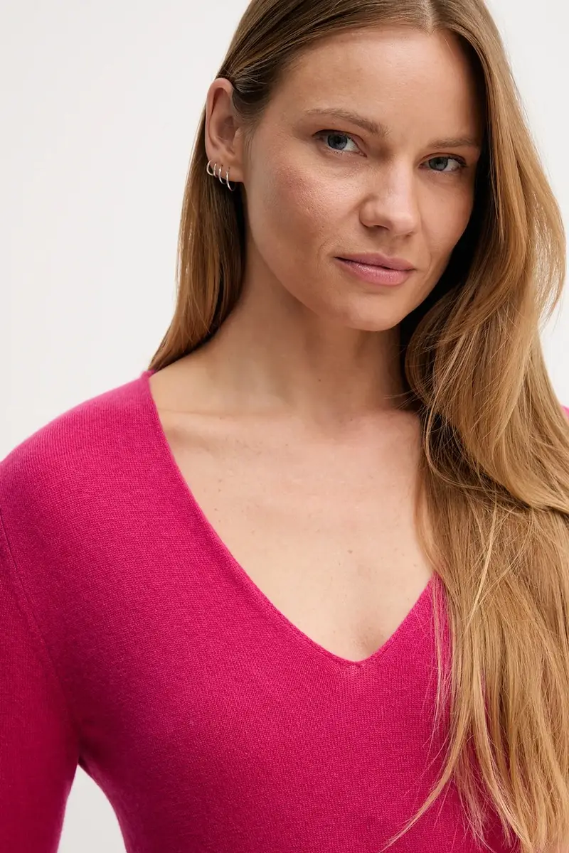 maglione in lana donna colore rosa 1002D401Y miniatura 4