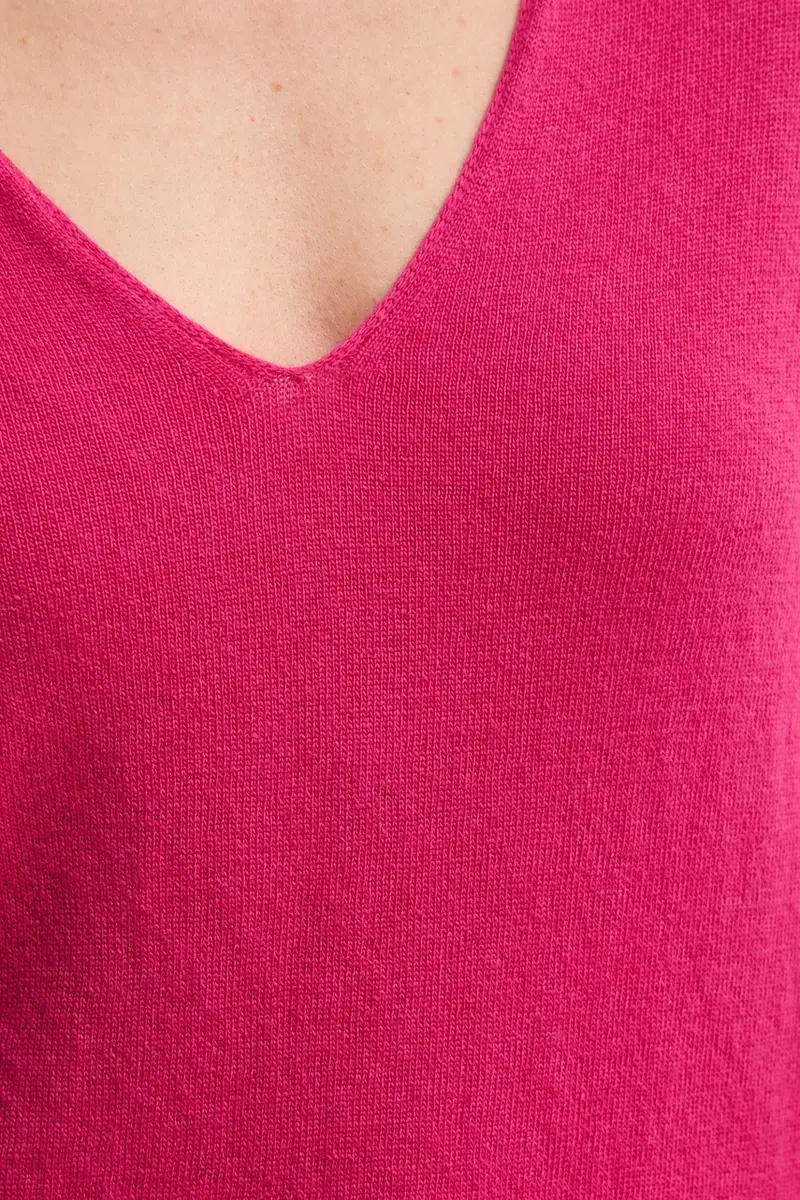maglione in lana donna colore rosa 1002D401Y miniatura 5