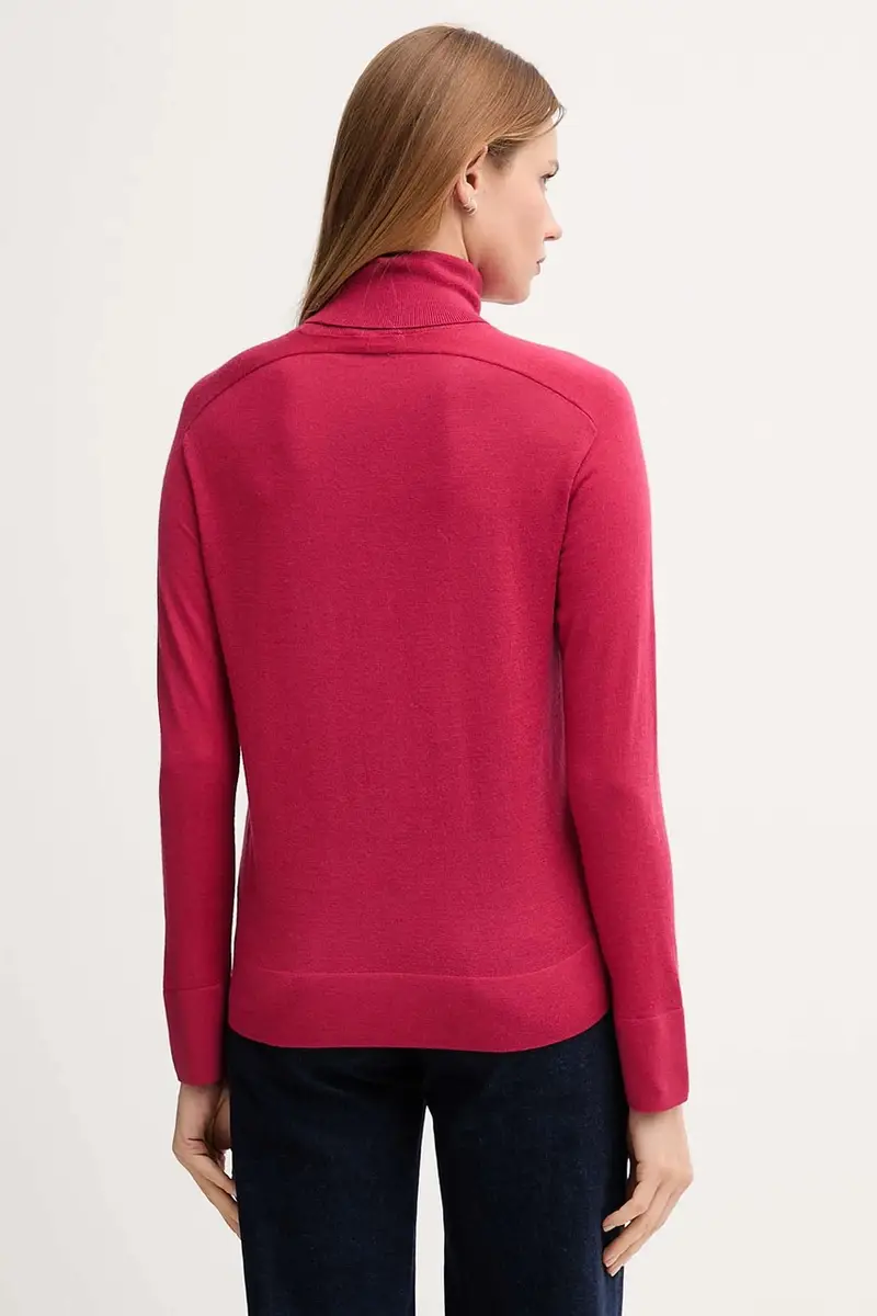 maglione in lana donna colore rosa 11AHD203Y miniatura 3