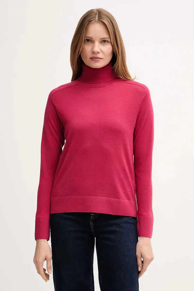 maglione in lana donna colore rosa 11AHD203Y