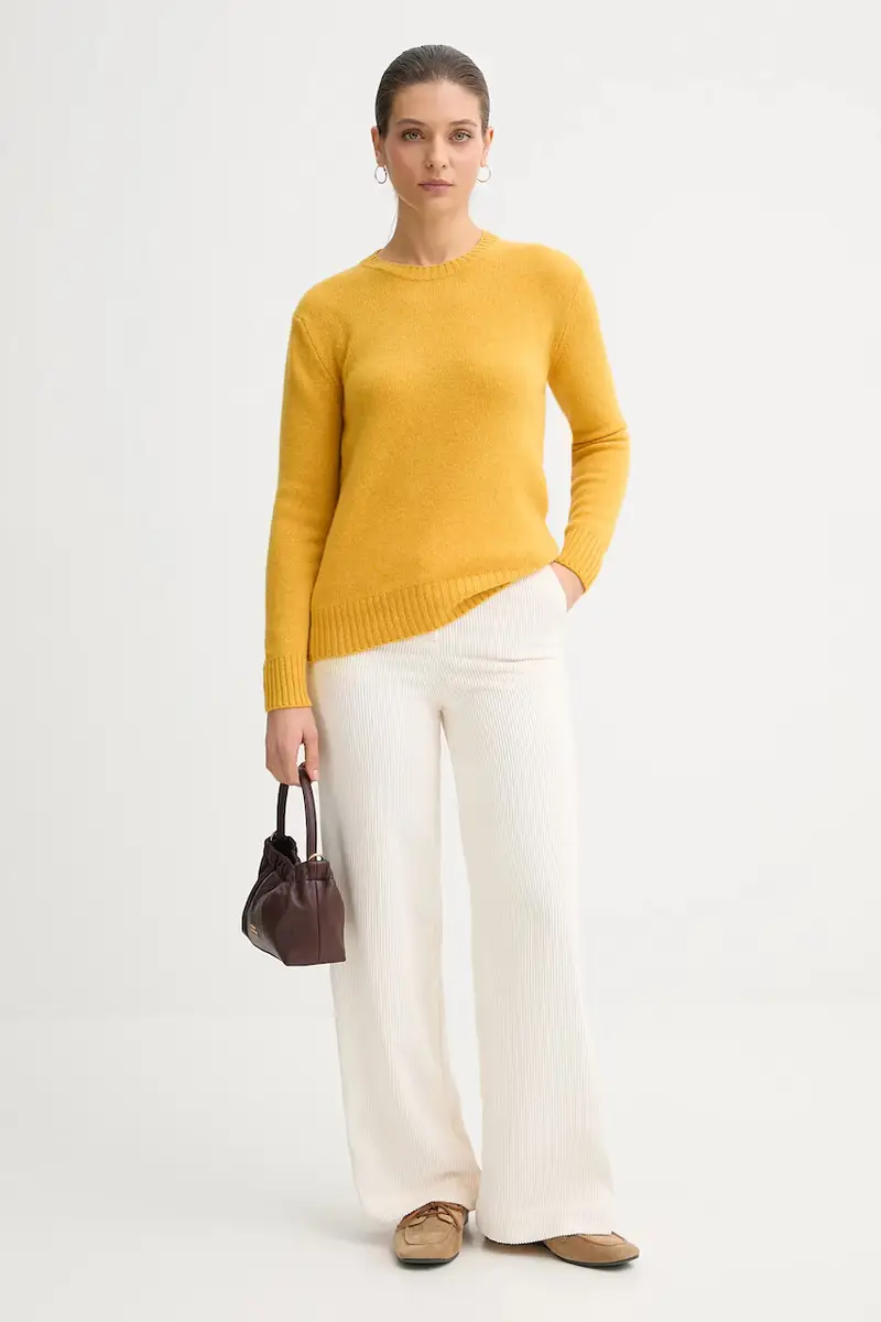 maglione in lana Giallo miniatura 2