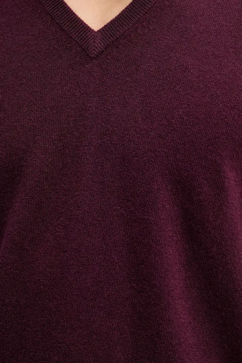 maglione in lana uomo colore grigio 1002U4407 Granata miniatura 5