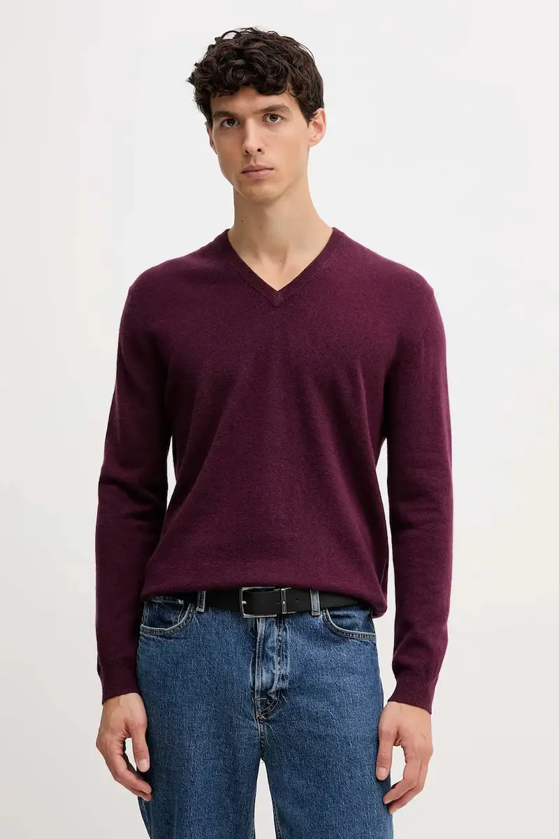 maglione in lana uomo colore grigio 1002U4407 Granata