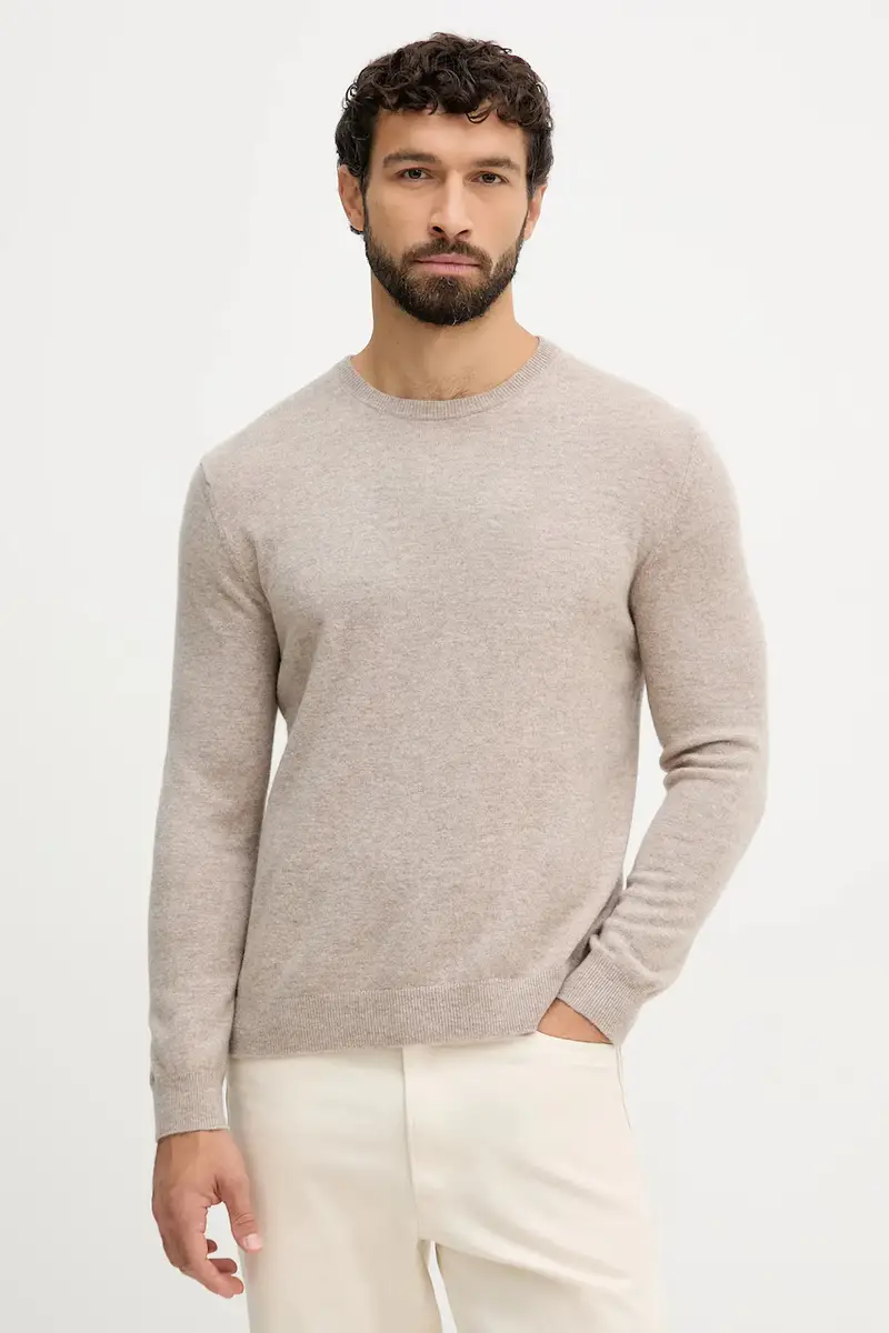 maglione in lana uomo colore marrone 1002U1G34