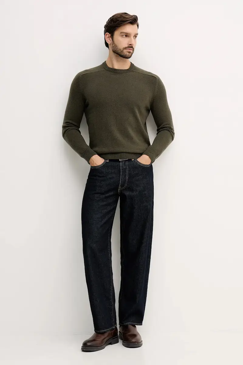 maglione in lana Verde miniatura 2