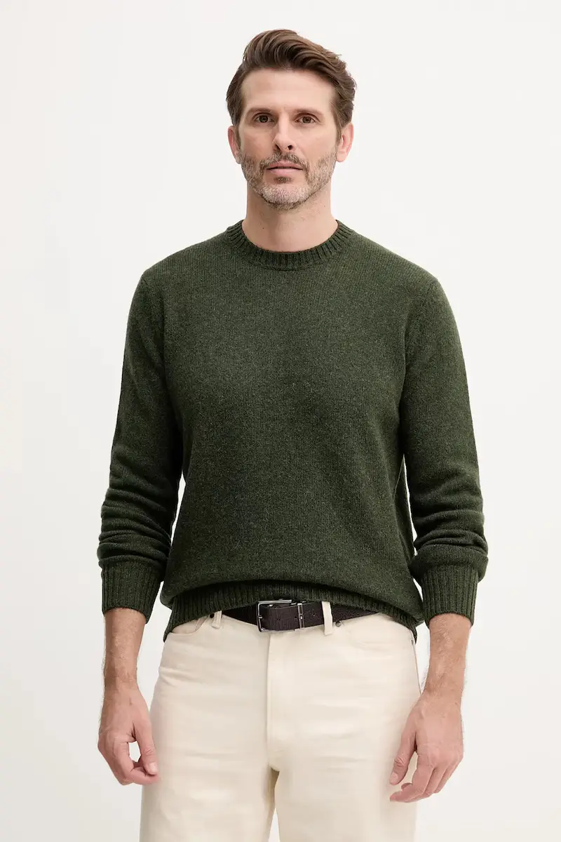 maglione in lana Verde