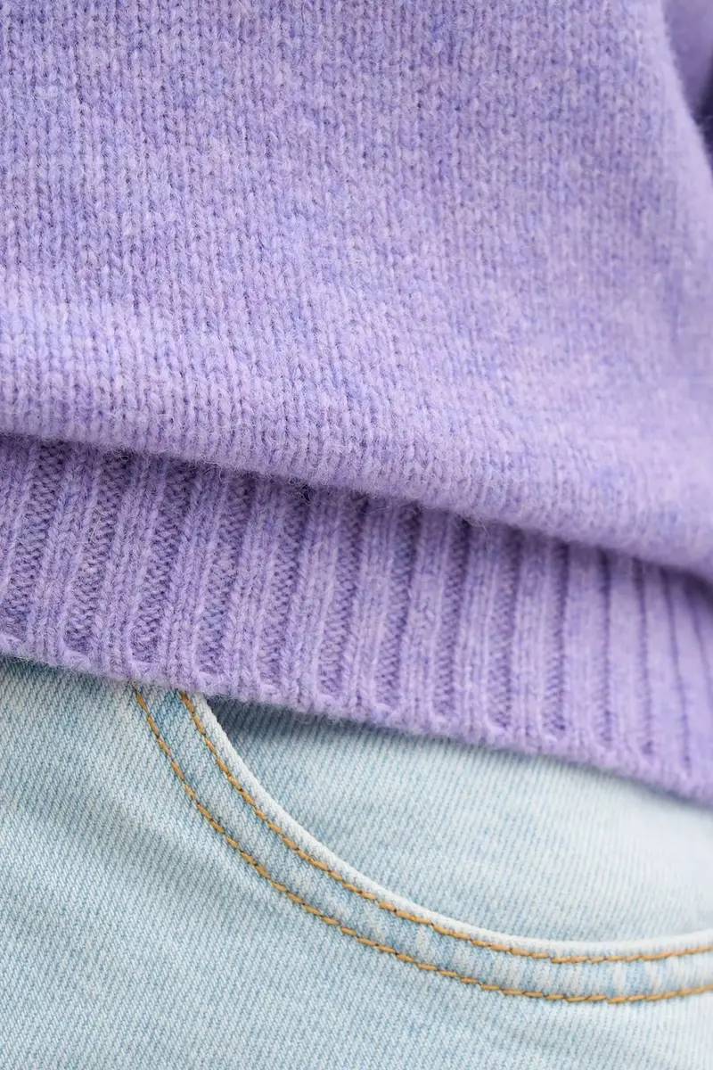 maglione in lana Violetto miniatura 5