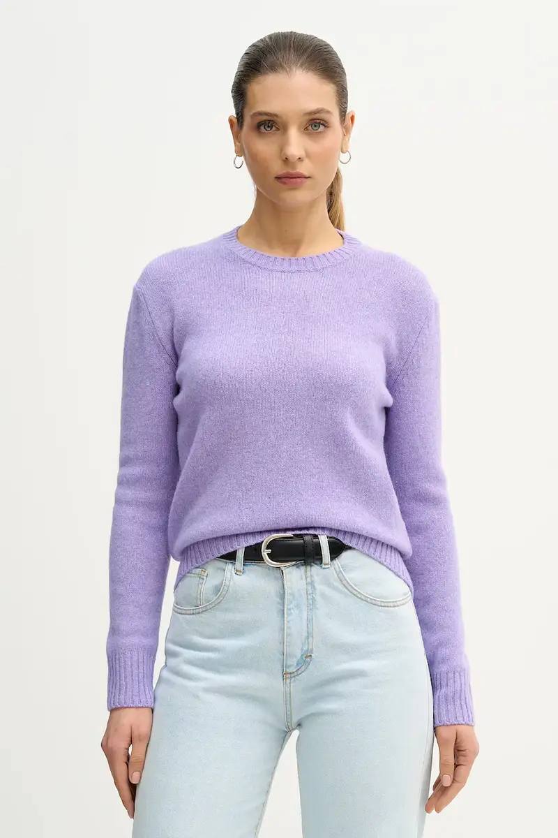 maglione in lana Violetto