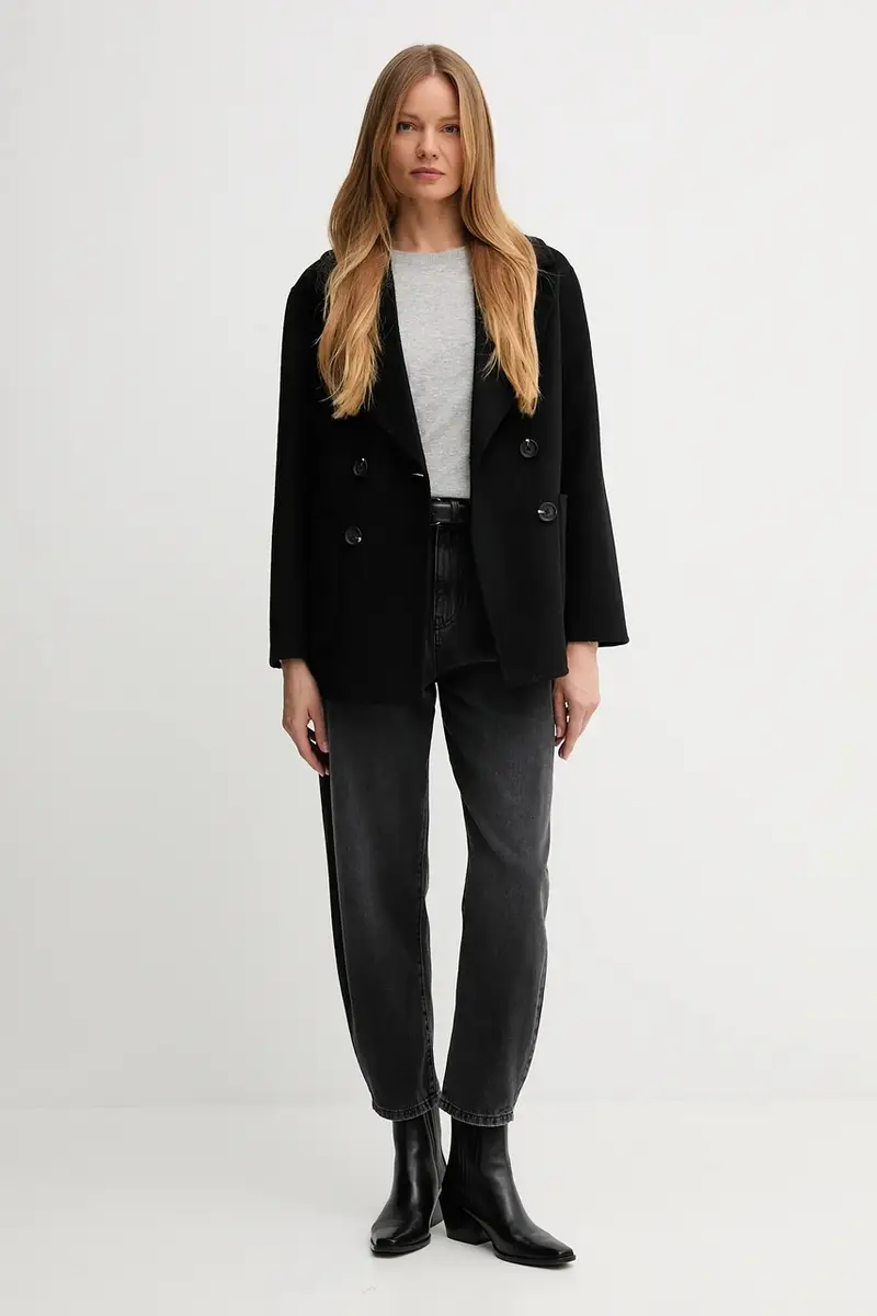 maglione in misto lana donna colore grigio 1035D1P17 miniatura 2