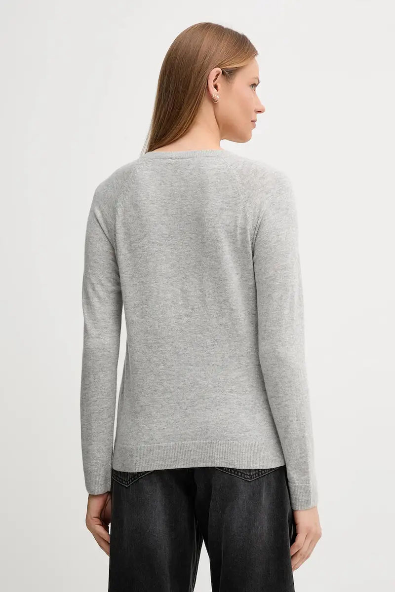 maglione in misto lana donna colore grigio 1035D1P17 miniatura 3