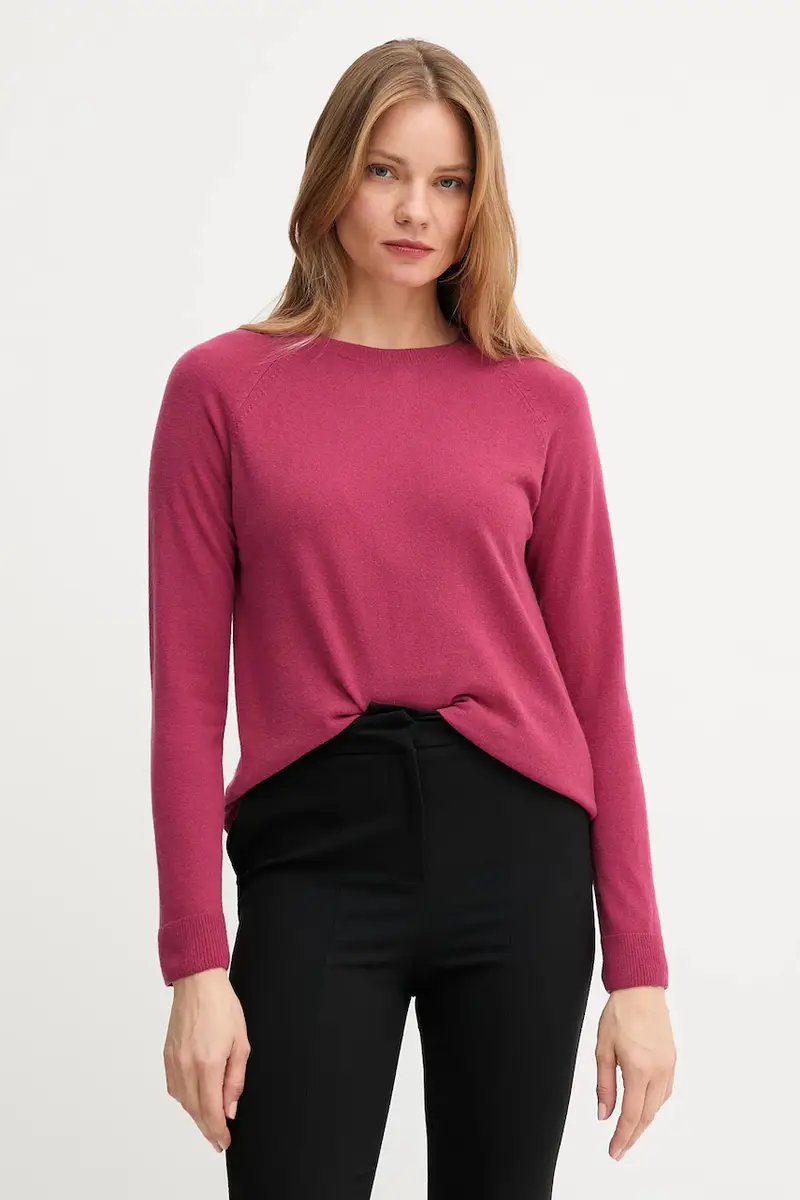 maglione in misto lana donna colore grigio 1035D1P17 Rosa