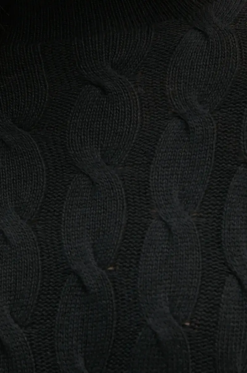 maglione in misto lana donna colore nero 1335D2467 miniatura 5