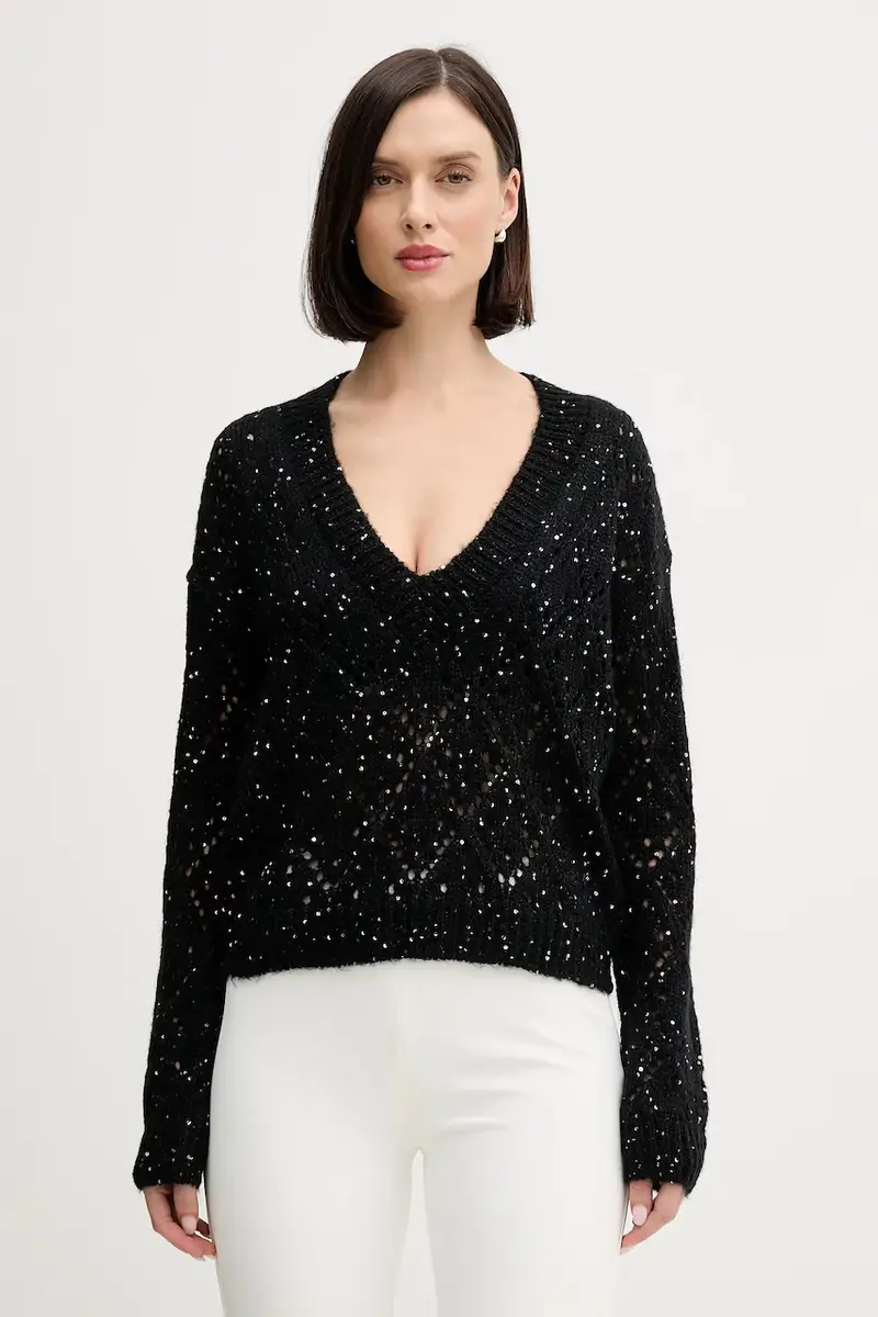 maglione in misto lana Nero