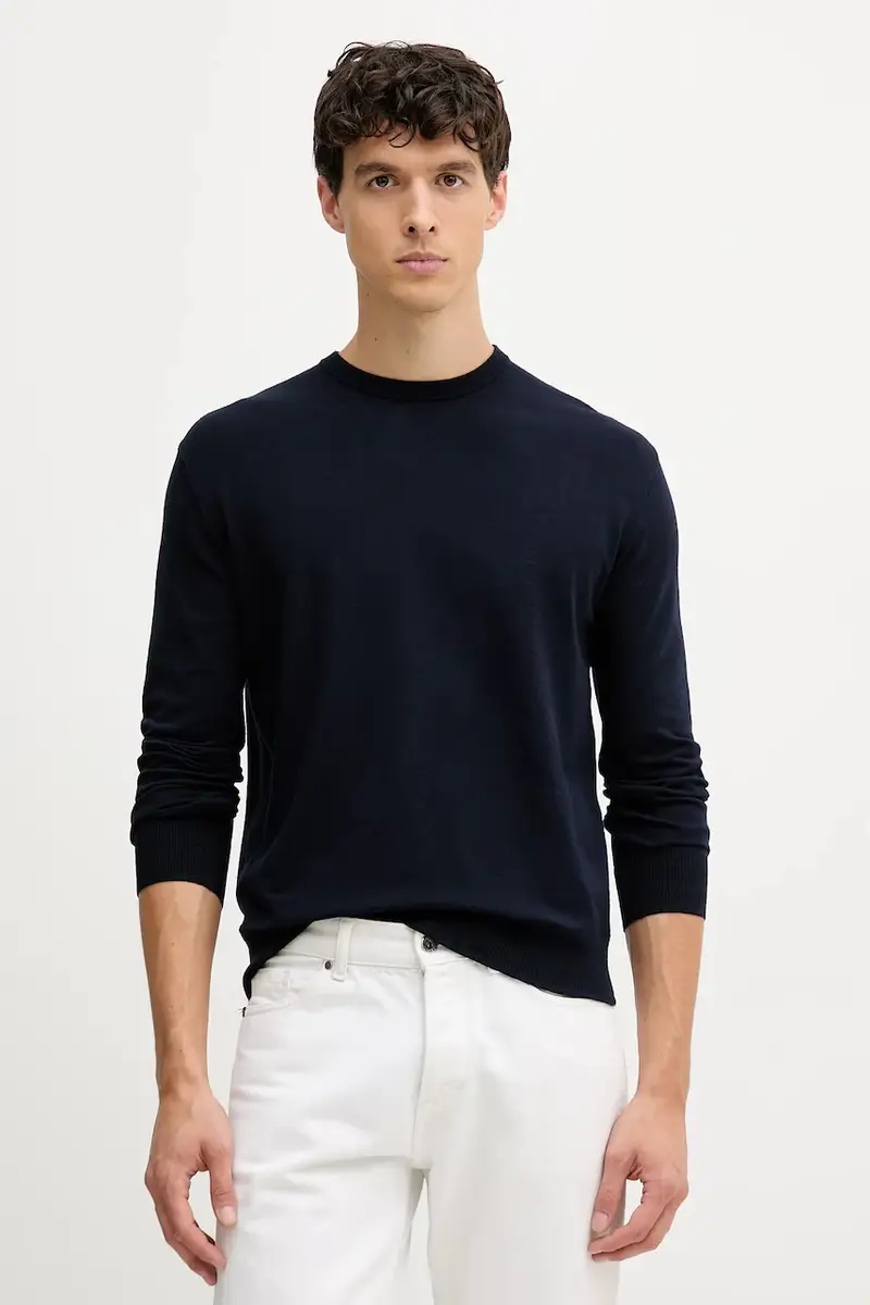 maglione uomo colore blu navy 110XU10A5