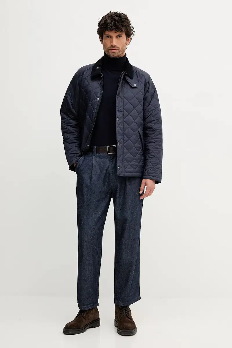 maglione uomo colore blu navy 110XU2025 miniatura 2