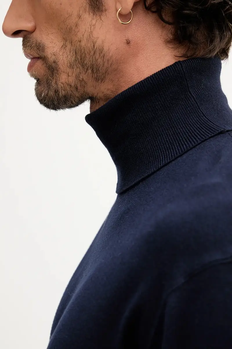 maglione uomo colore blu navy 110XU2025 miniatura 5