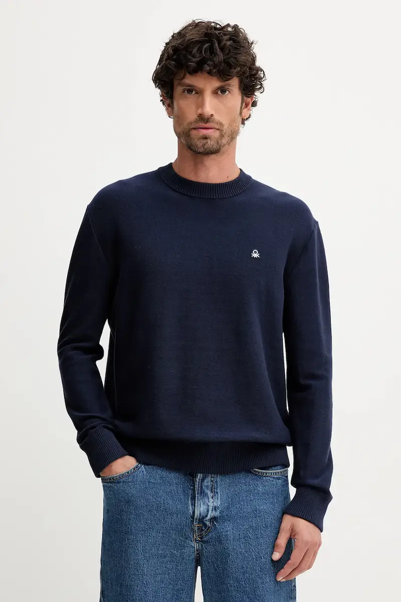 maglione uomo colore blu navy 1V4KU10AF