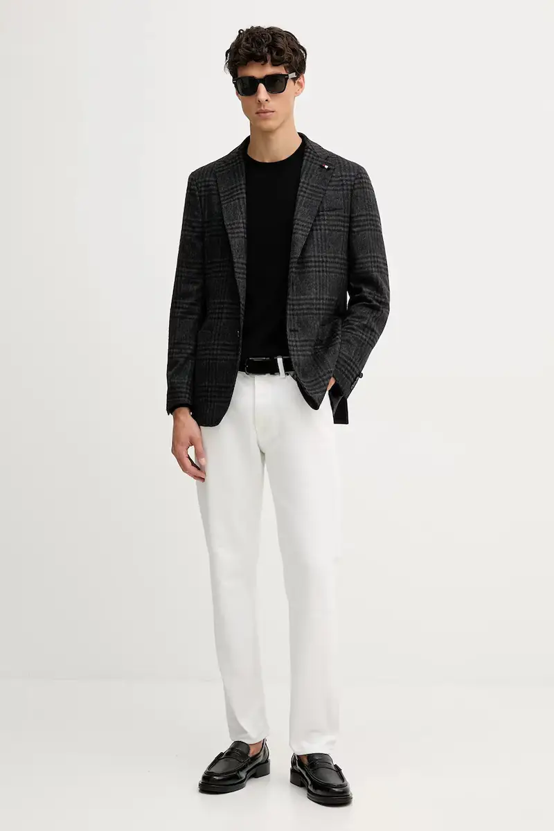 maglione uomo colore nero 110XU10A5 miniatura 2