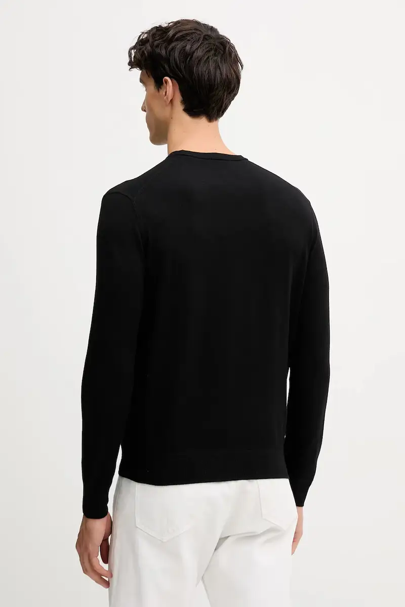 maglione uomo colore nero 110XU10A5 miniatura 3