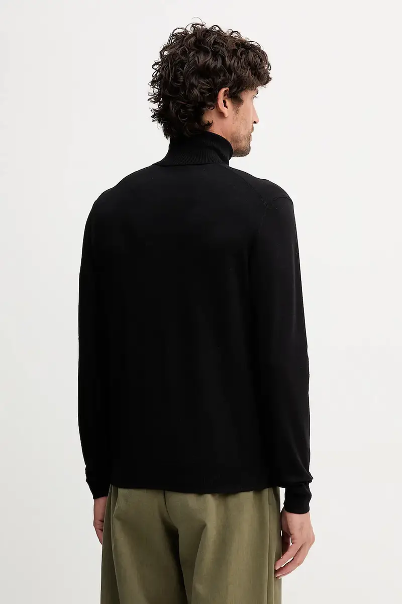 maglione uomo colore nero 110XU2025 miniatura 3