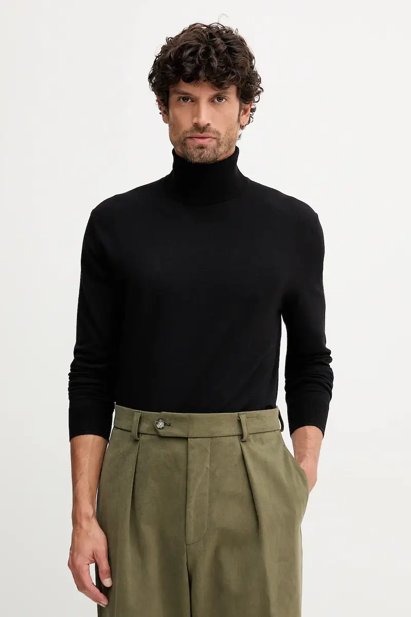 maglione uomo colore nero 110XU2025