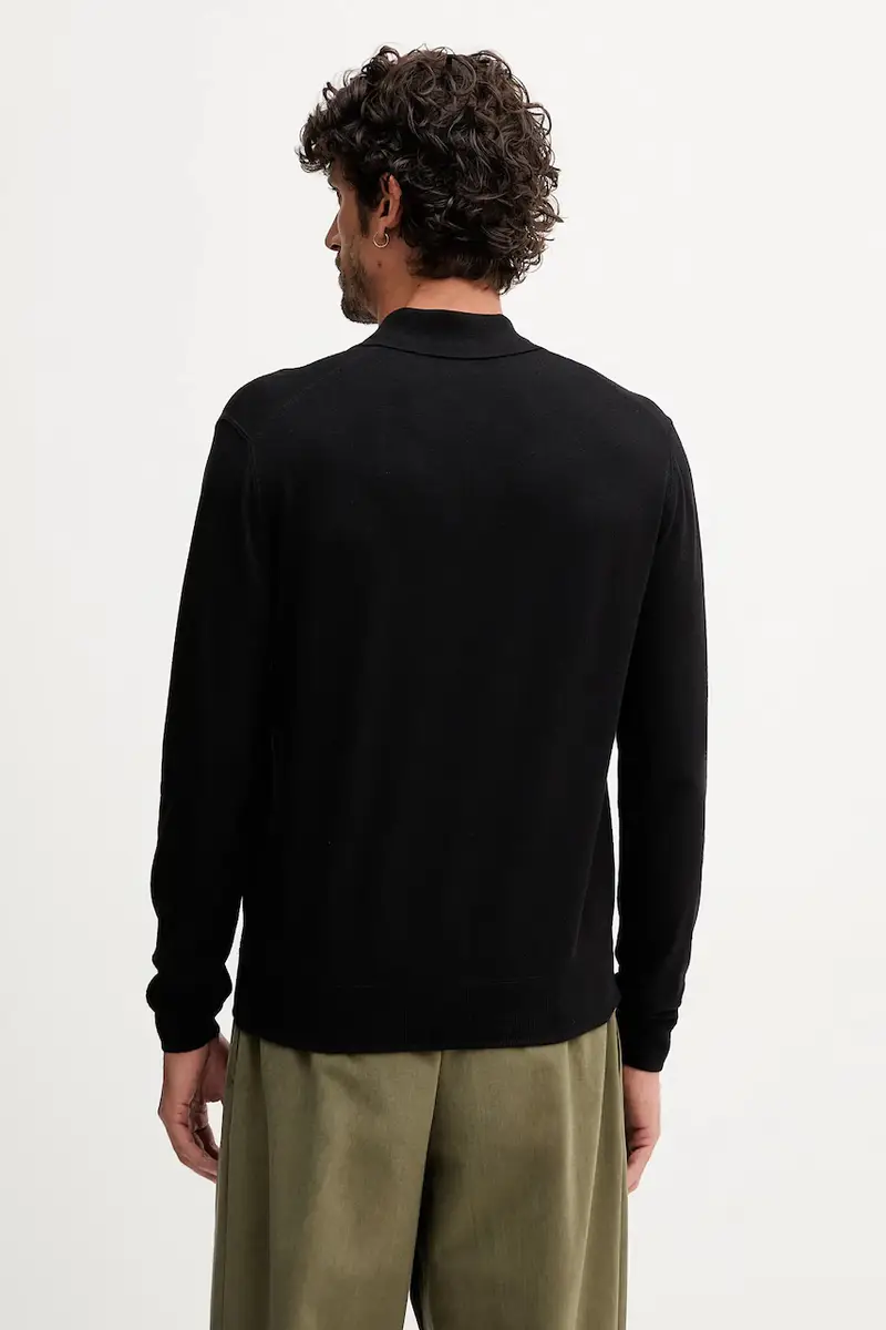 maglione uomo colore nero 110XU301L miniatura 3