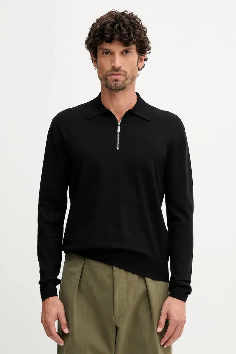 maglione uomo colore nero 110XU301L