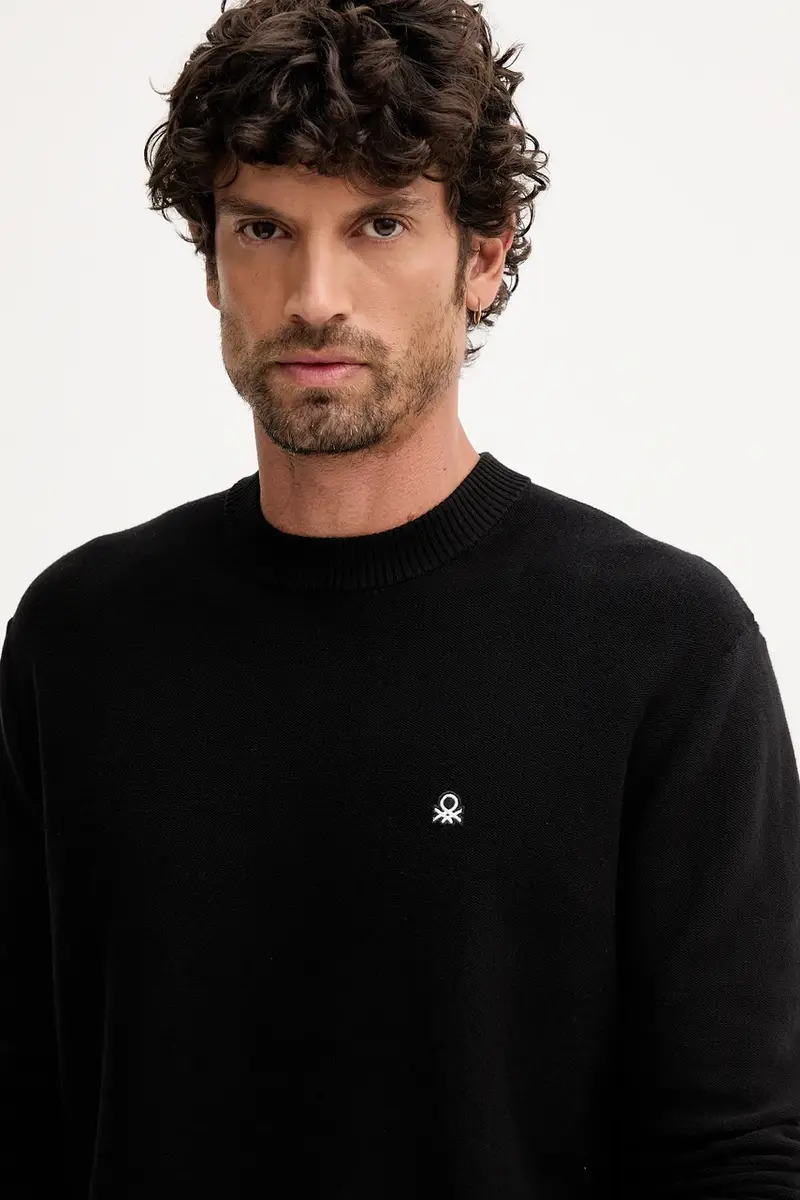 maglione uomo colore nero 1V4KU10AF miniatura 4