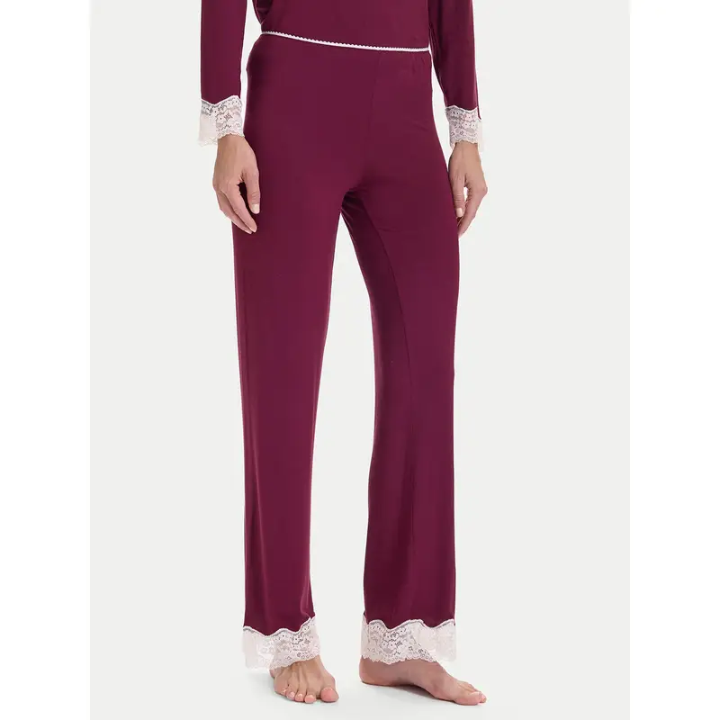 Pantalone del pigiama 3Z123F04A Bordeaux Regular Fit