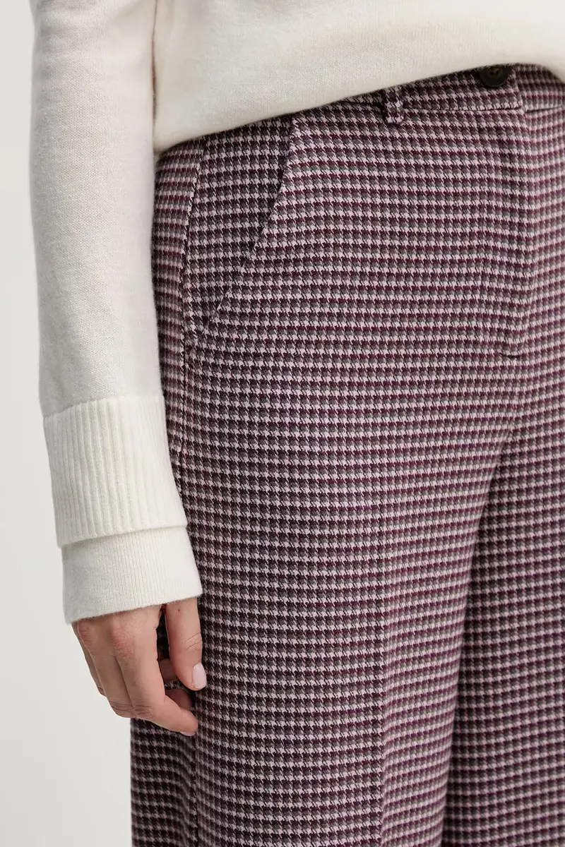 pantaloni donna 44BWDF0AA Violetto miniatura 4