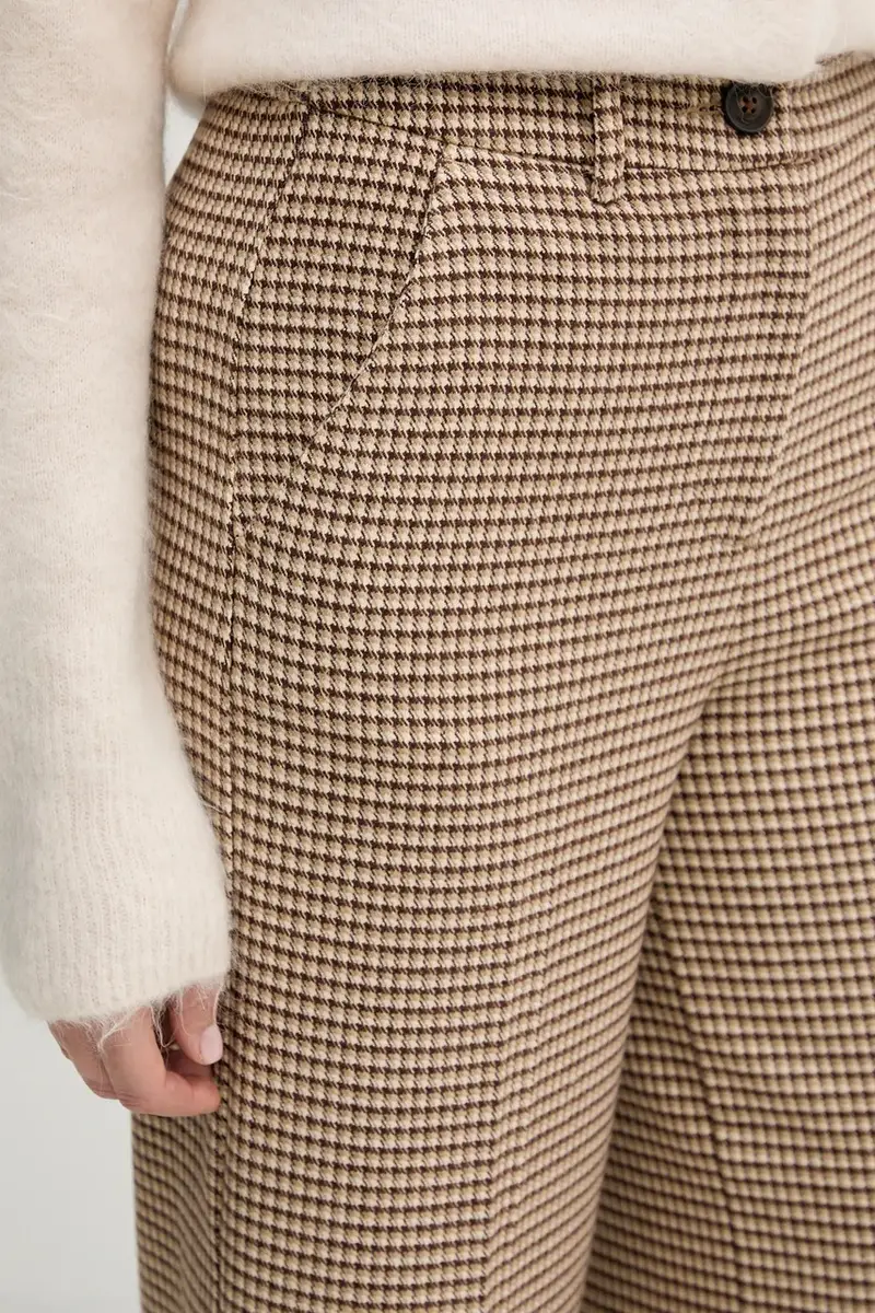 pantaloni donna colore beige 44BWDF0AA miniatura 4