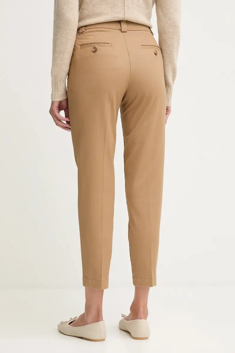 pantaloni donna colore beige 4FRXDF096 miniatura 3
