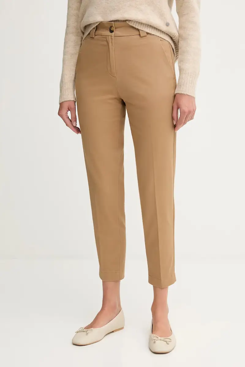 pantaloni donna colore beige 4FRXDF096