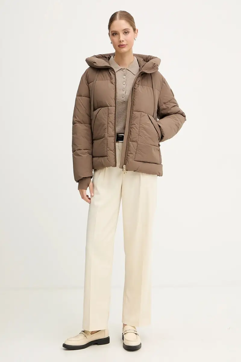 pantaloni donna colore beige 4YVXDF09R miniatura 5