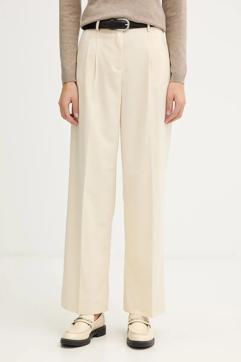pantaloni donna colore beige 4YVXDF09R