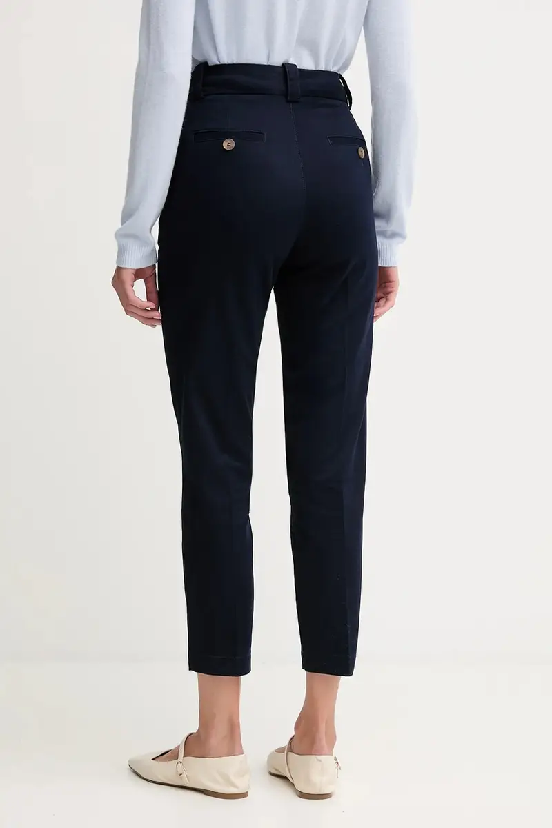 pantaloni donna colore blu navy 4FRXDF096 miniatura 3