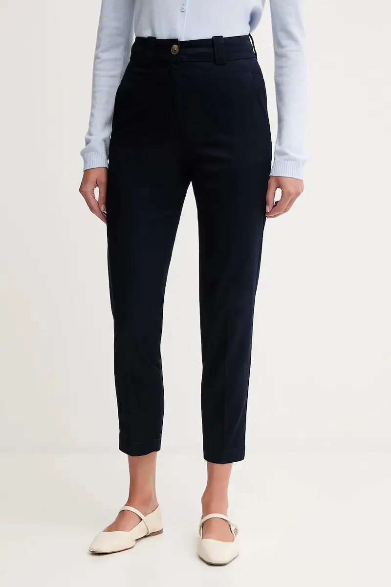 pantaloni donna colore blu navy 4FRXDF096