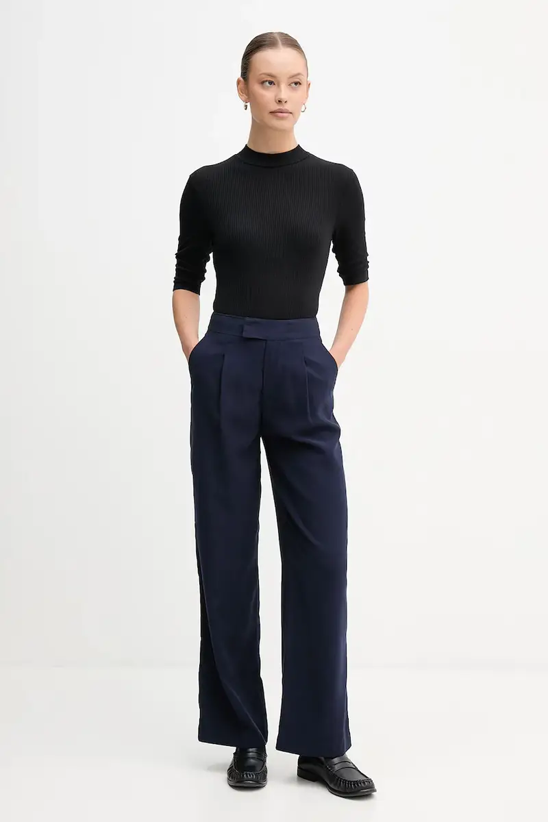 pantaloni donna colore blu navy 4K3ADF09Z miniatura 2