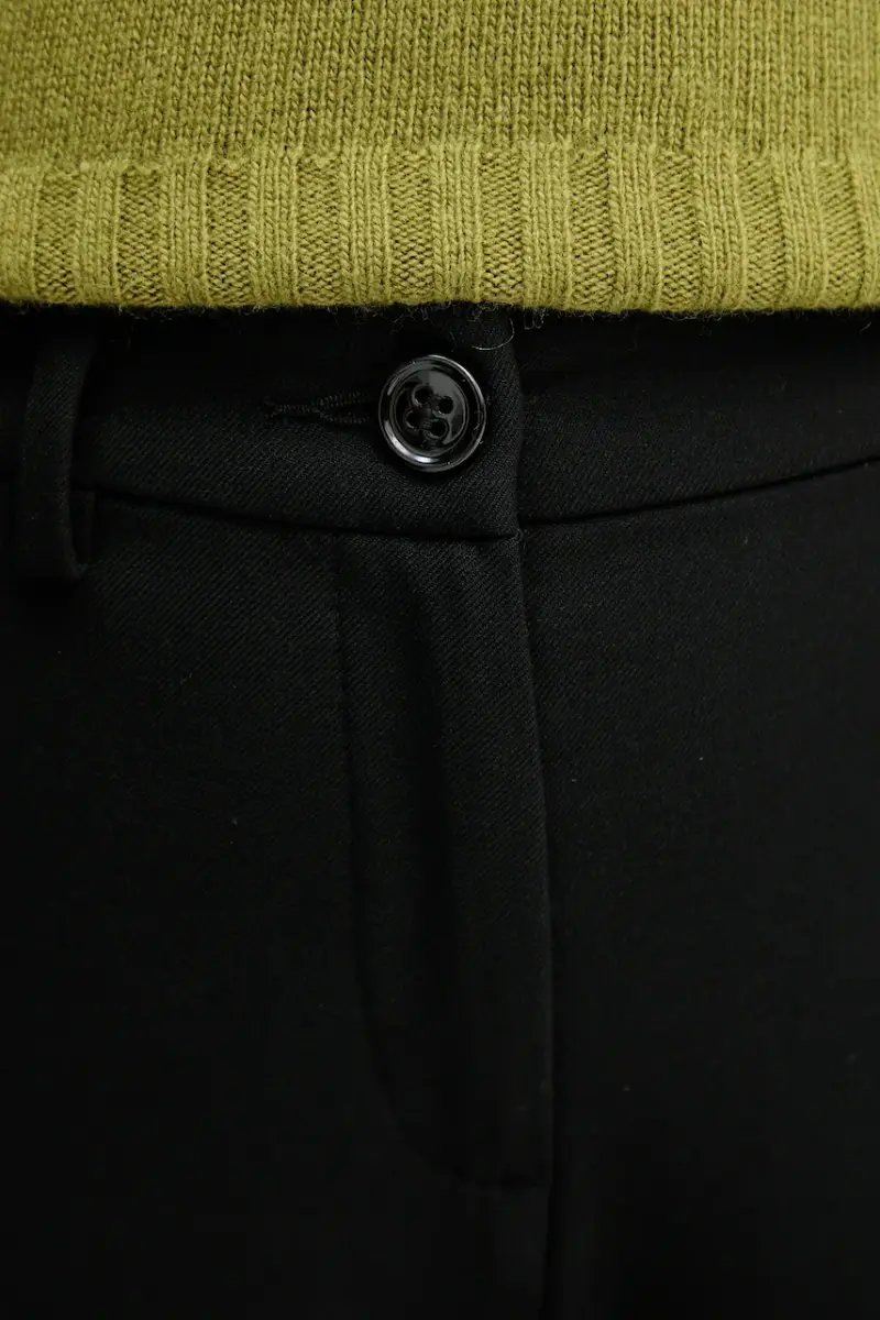 pantaloni donna colore blu navy 4L4H557R4 Nero miniatura 4