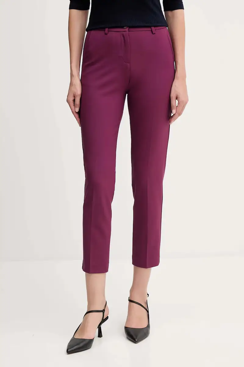 pantaloni donna colore blu navy 4L4H557R4 Violetto