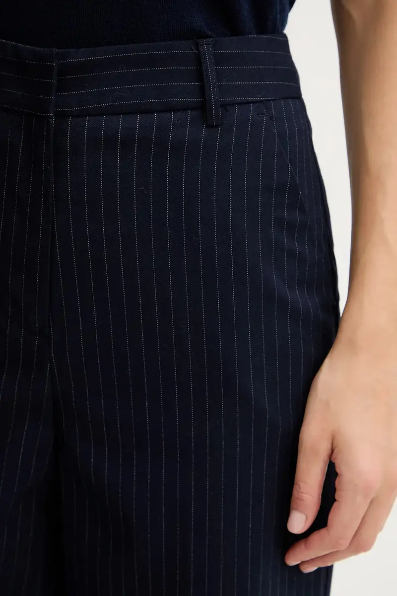 pantaloni donna colore blu navy 4X8MDF07F miniatura 4